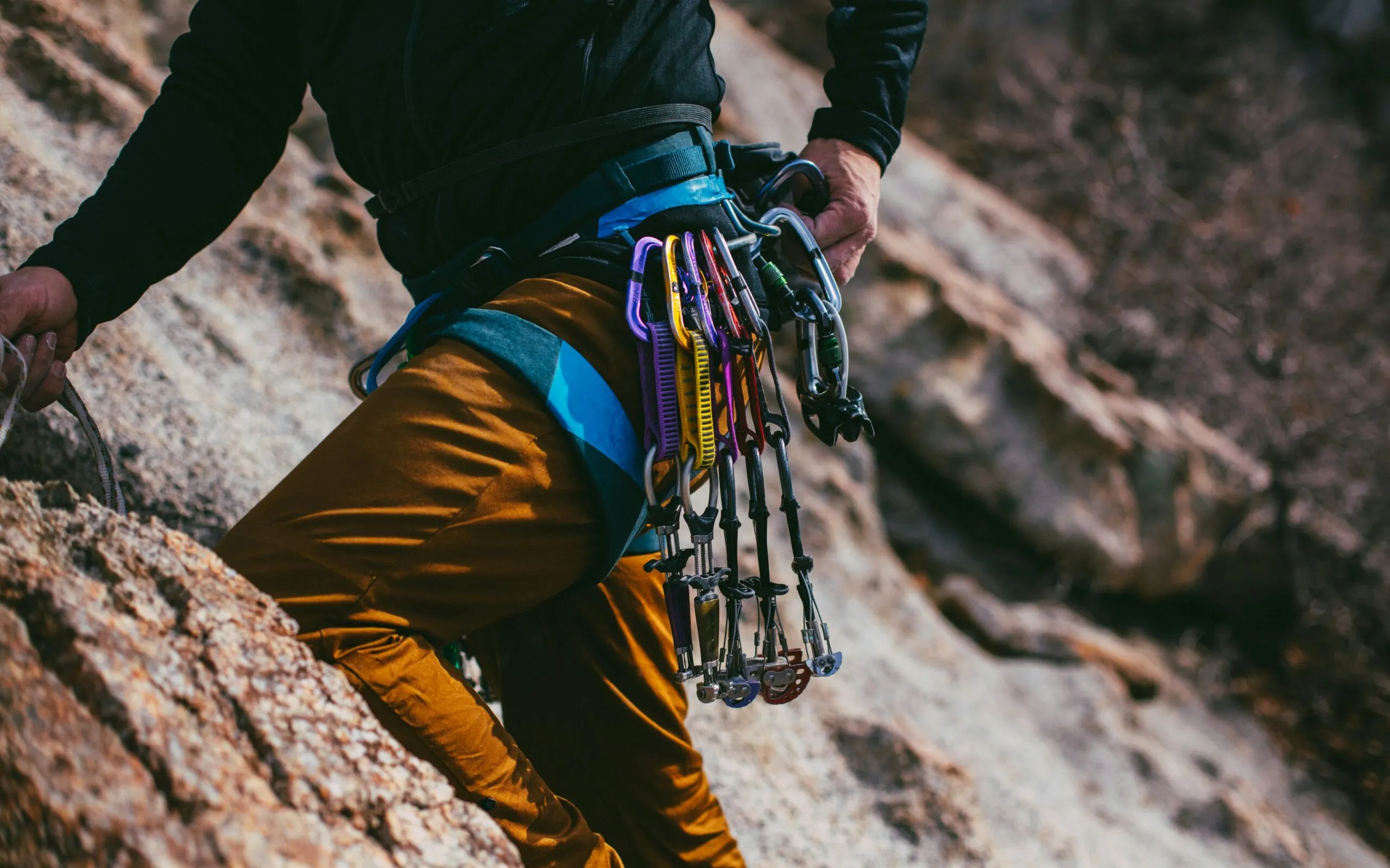 Rock climbing